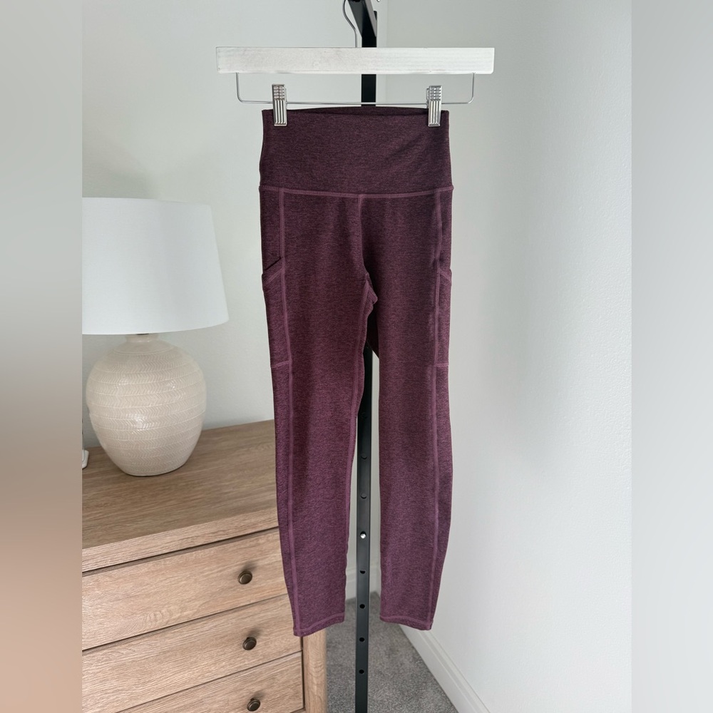 Aerie Offline Maroon Leggings Size XS